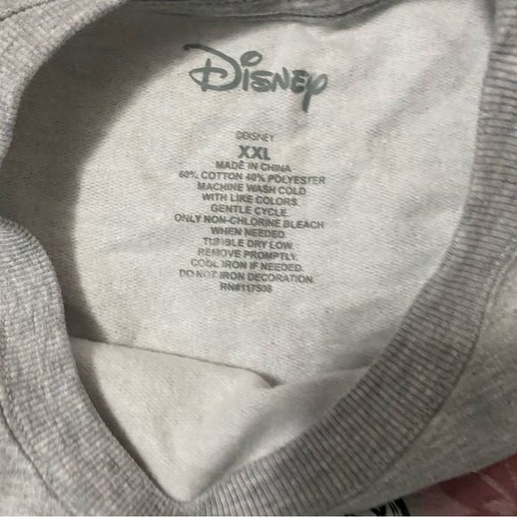 Alice In Wonderland Rabbit Gray Sweatshirt Crewneck Womens - Picture 4 of 5